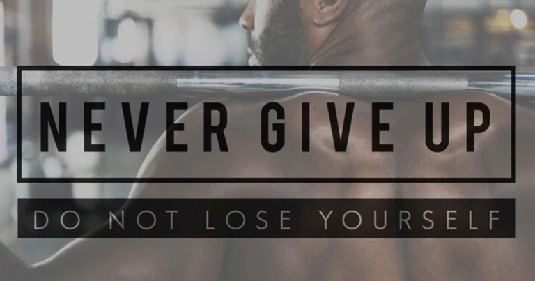 Never give Up